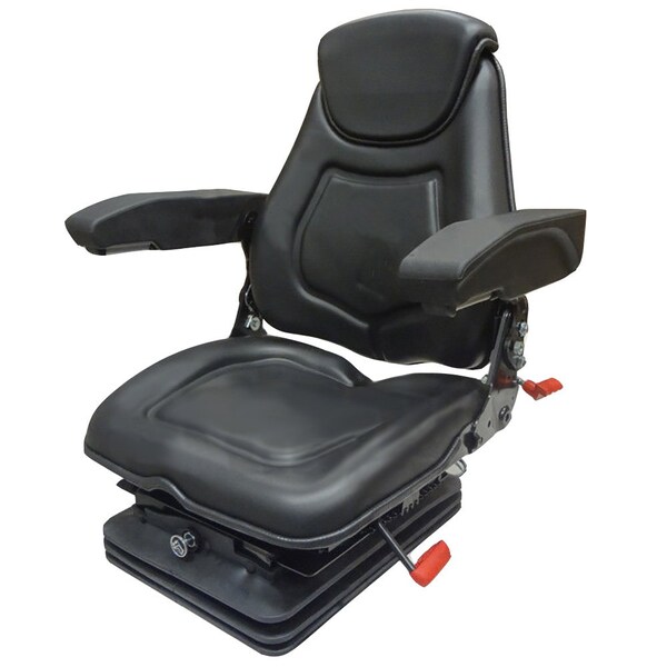 Aftermarket VAA1270 Black Air Ride Seat Assembly Kit Fits Massey Ferguson 2705 2745 2770 277 SEQ90-0214 - main